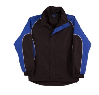 Heavy Duty Sports Jacket-Black/White/Royal:Black/White/Royal