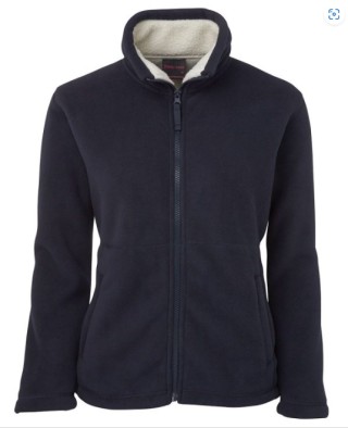 Jb's Ladies Shepherd Jacket-Navy/White, Black/Charcoal:Navy/White