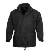 Heavy Duty Waterproof Lined Jacket-Navy/Black 