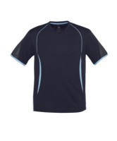 Biz Razor Tee- Navy/Sky 
