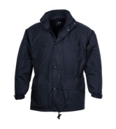 Heavy Duty Waterproof Lined Jacket- Navy/Black 
